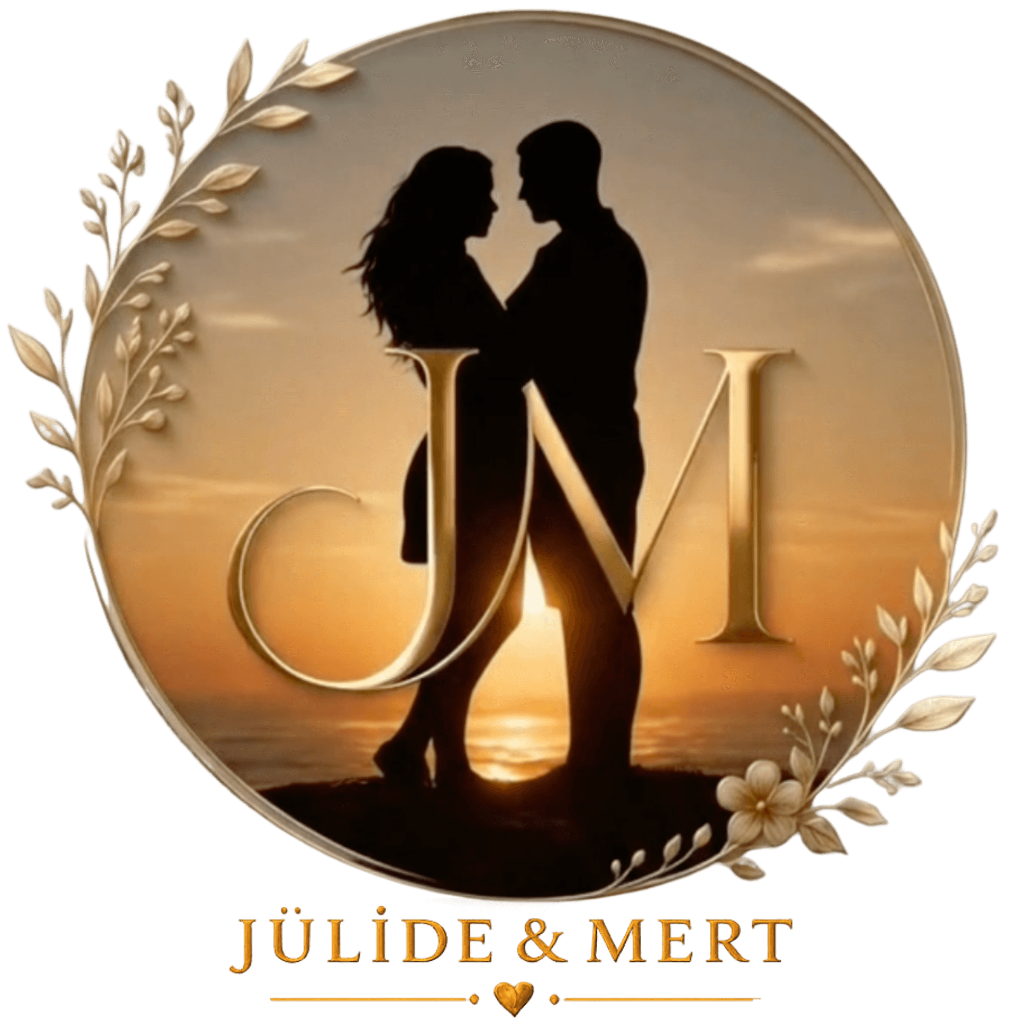 Jülide ve Mert logosu